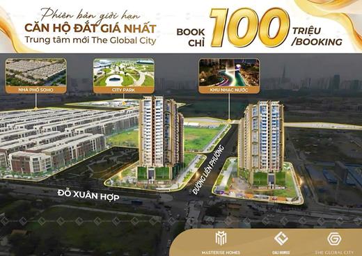 Dự án Masteri Grand View quận 2 của Masteri Homes khu The Global City